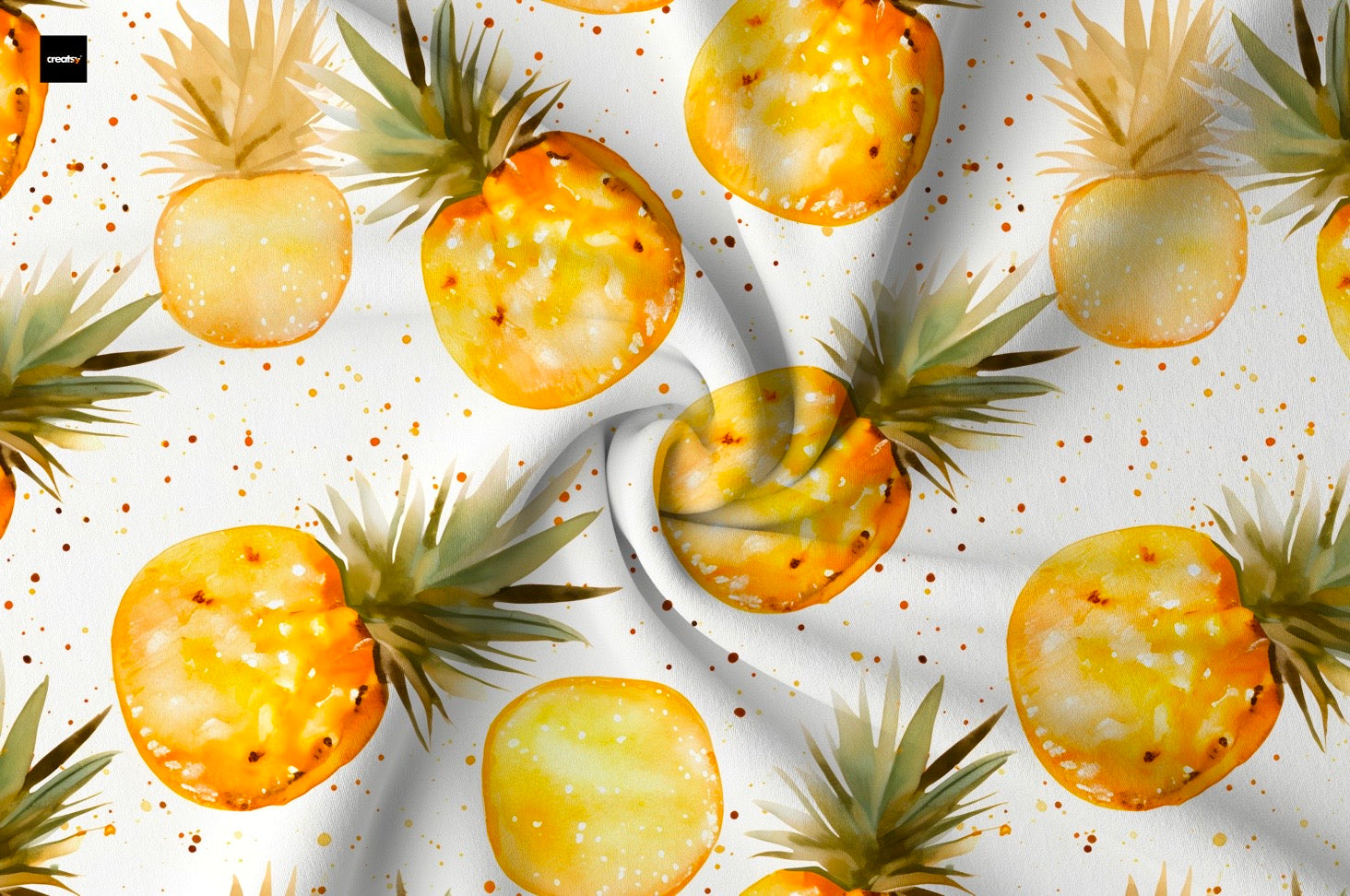 Sommer Ananas Zeit